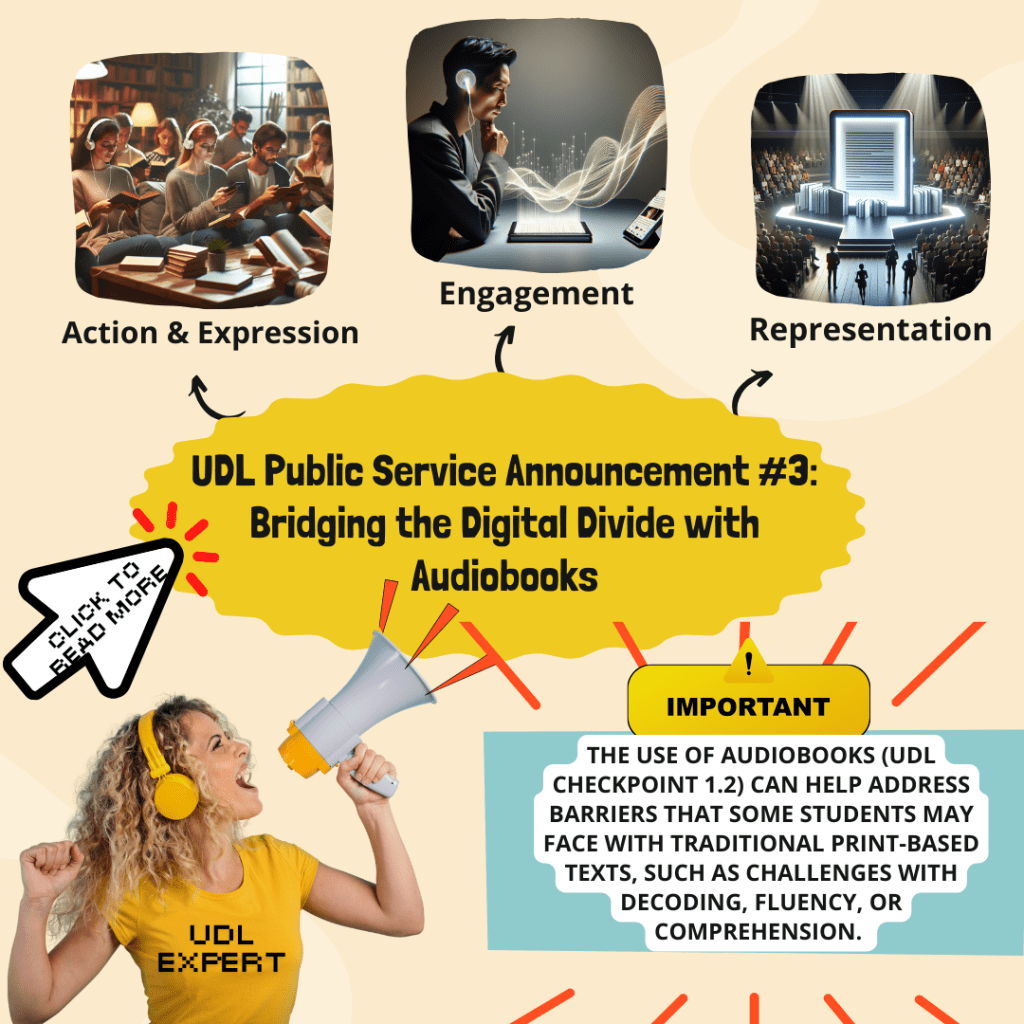 UDL PUBLIC SERVICE ANNOUNCEMENT&nbsp;#3